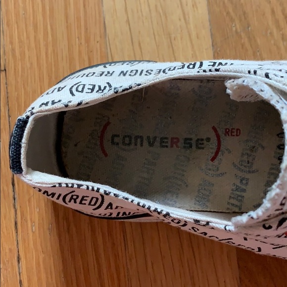 Limited Edition Converse Product Red Sneakers - Picture 6 of 7